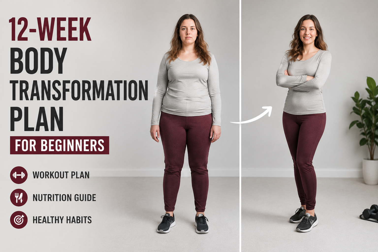 12-Week Body Transformation Plan for Beginners (2026 Guide) - Well Fit Blog